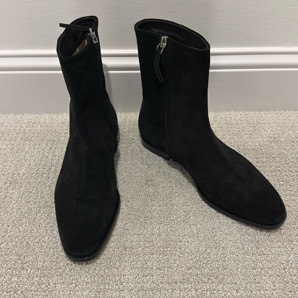 Theory Suede Booties